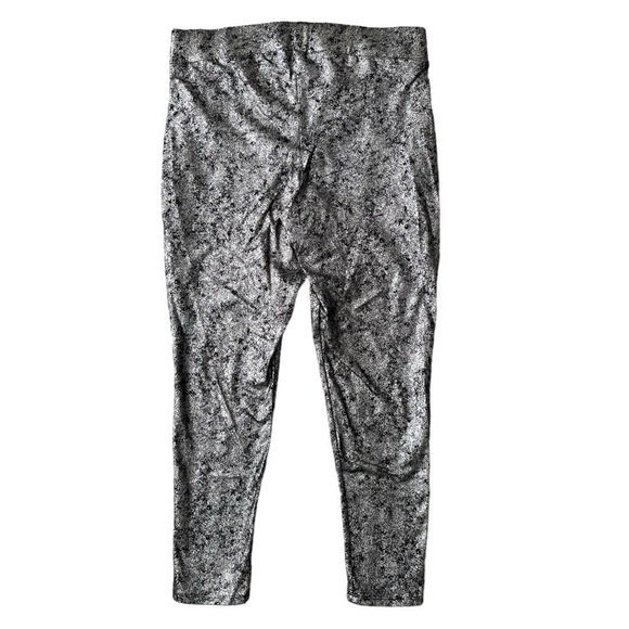 Torrid metallic Brindle Foil Leggings- Size 1 - Picture 3 of 9